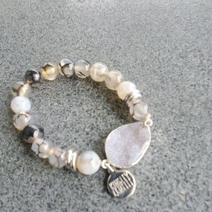 Black Rutile Quartz Bracelet by Kinsley Armelle